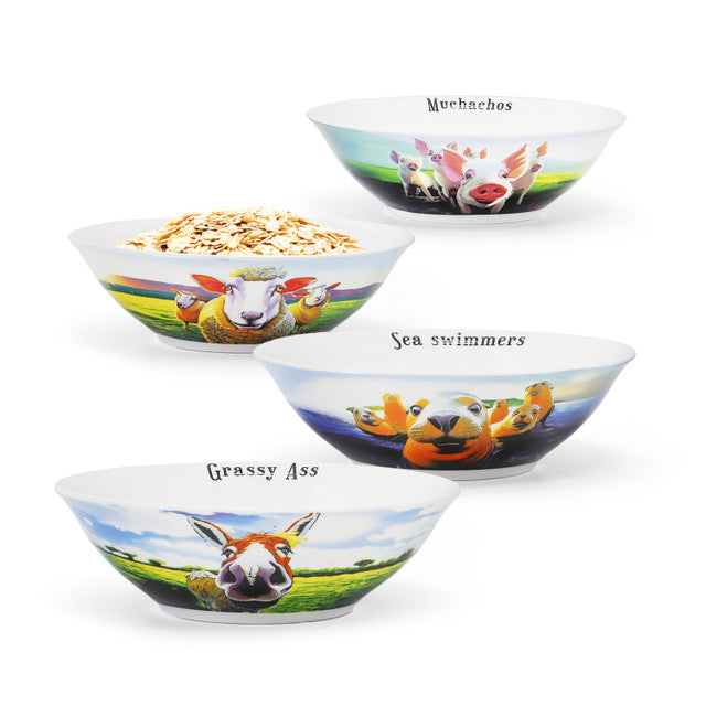 NEW Beyond The Herd Set Of Bowls